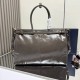 PRADA 프라다 트라이앵글 로고 가죽 토트백 미듐 (5칼라)