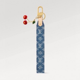 LOUIS VUITTON 루이비통 xTM Denim Cerise Dragonne 키링 #174751122